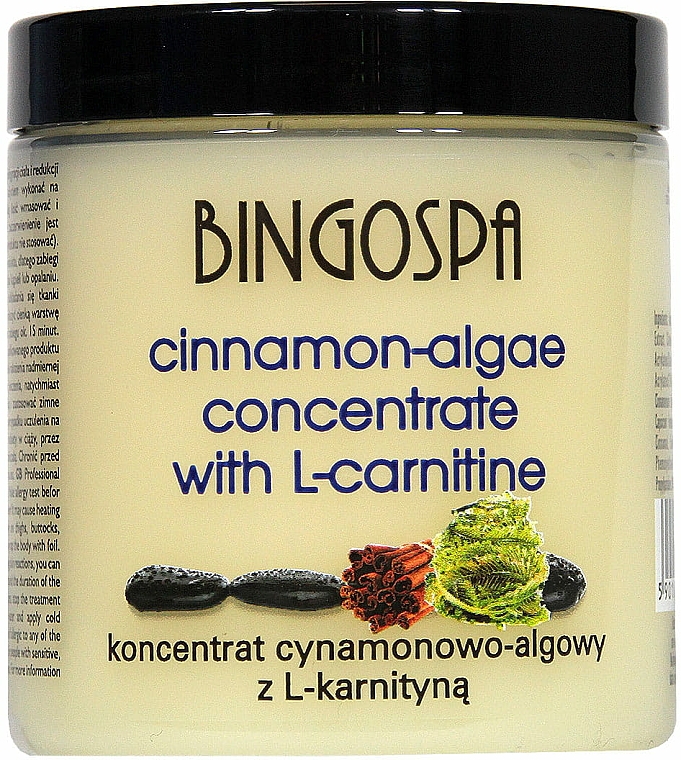 Straffendes Körperkonzentrat zum Abnehmen mit Zimt-Algen und L-Carnitin - BingoSpa Concentrate Cinnamon-Algae With L-Carnitine