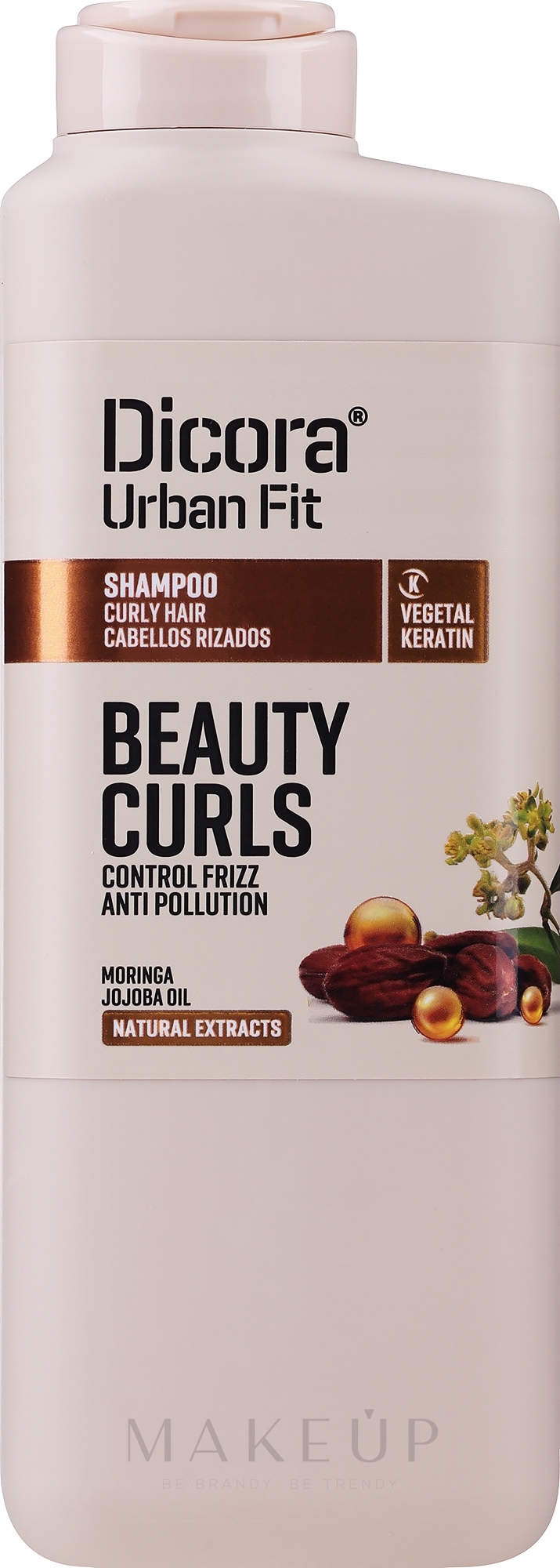 Shampoo für lockiges Haar - Dicora Urban Fit Shampoo Beauty Curls — Bild 400 ml