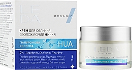 Feuchtigkeitsspendende Gesichtscreme für die Nacht mit Hyaluronsäure und Präbiotikum - Leda Night Moisturizing Face Cream — Bild N1