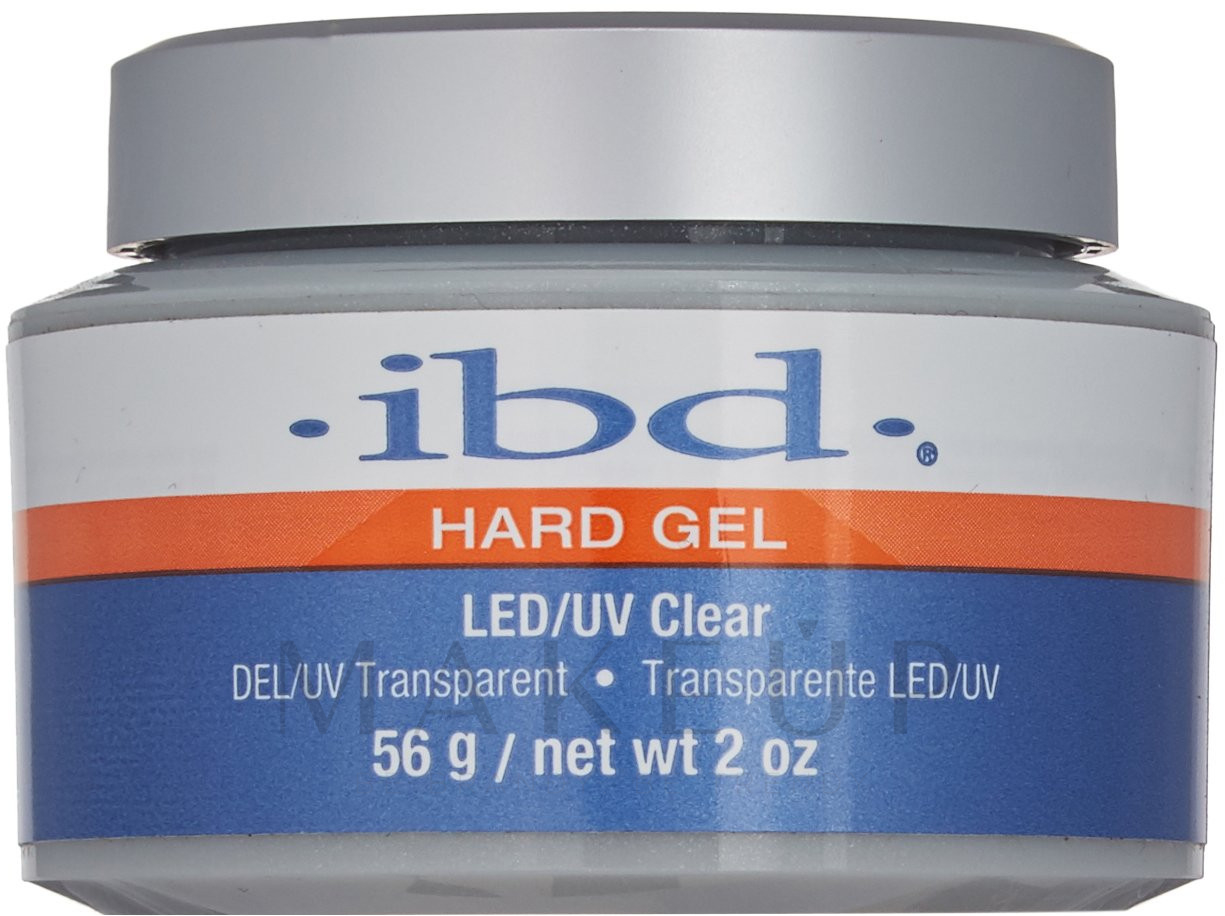 LED/UV Nagelgel transparent - IBD LED/UV Clear Gel — Bild 56 g