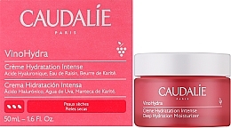 Intensiv feuchtigkeitsspendende Gesichtscreme - Caudalie VinoHydra Deep Hydration Moisturizer — Bild N2