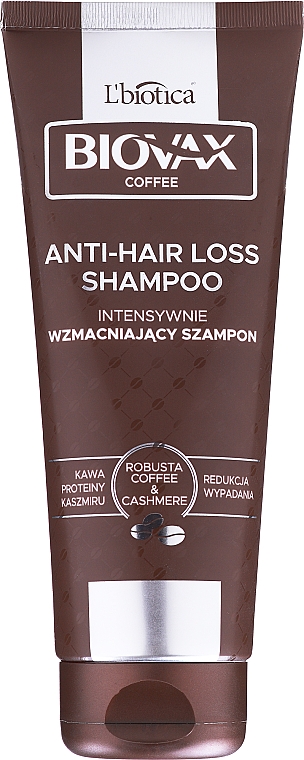Shampoo mit Kaffee und Kaschmir-Proteinen - Biovax Glamour Coffee Proteins Shampoo — Bild N1