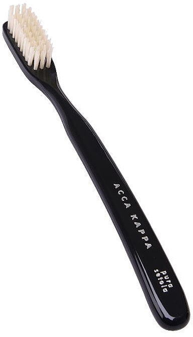 Zahnbürste hart - Acca Kappa Vintage Tooth Brush Nylon Hard Bristles Black Color — Bild N1