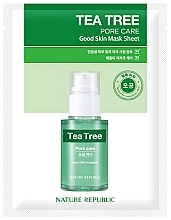 Düfte, Parfümerie und Kosmetik Tuchmaske für das Gesicht - Nature Republic Good Skin Tea Tree Mask Sheet