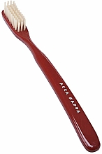 Düfte, Parfümerie und Kosmetik Zahnbürste - Acca Kappa Vintage Collection Nylon Medium Toothbrush Red