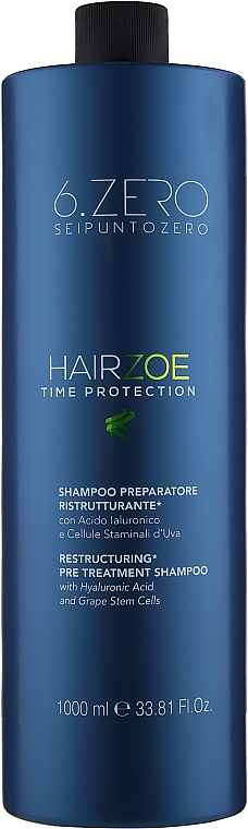 Revitalisierendes Shampoo - Seipuntozero Hairzoe Restorative Preparatory Shampoo — Bild N1