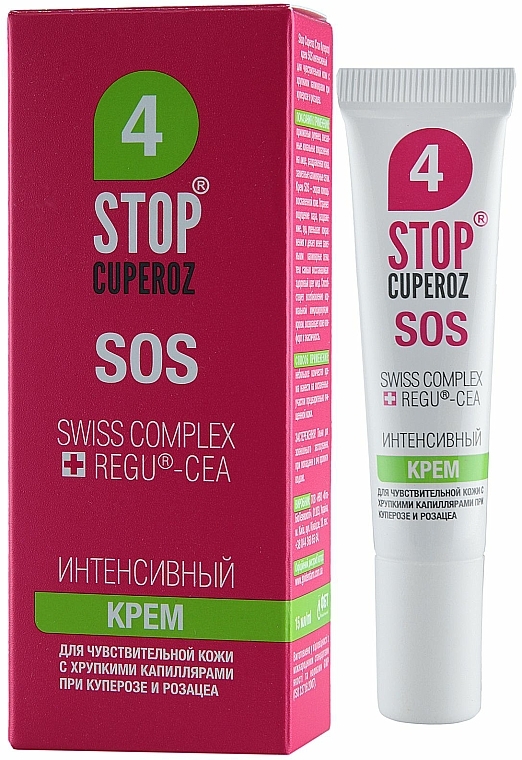 Intensive Anti-Couperose Gesichtscreme für empfindliche Haut - PhytoBioTechnologien	 Stop Cuperoz 