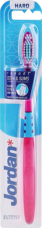 Zahnbürste hart Target Teeth & Gums pink - Jordan Target Teeth & Gums Hard — Bild N1