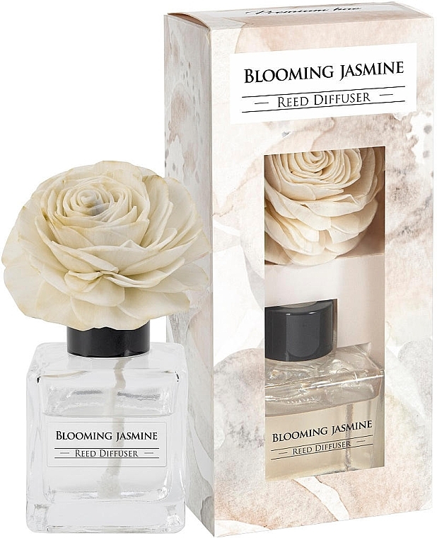 Raumerfrischer Blühender Jasmin - Bispol Premium Line Blooming Jasmine Reed Diffuser  — Bild N1