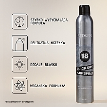 Haarlack - Redken Quick Dry 18 Instant Finishing Spray — Bild N3