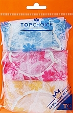 Düfte, Parfümerie und Kosmetik Duschhaube 30659 blau, gelb, rosa 3 St. - Top Choice 