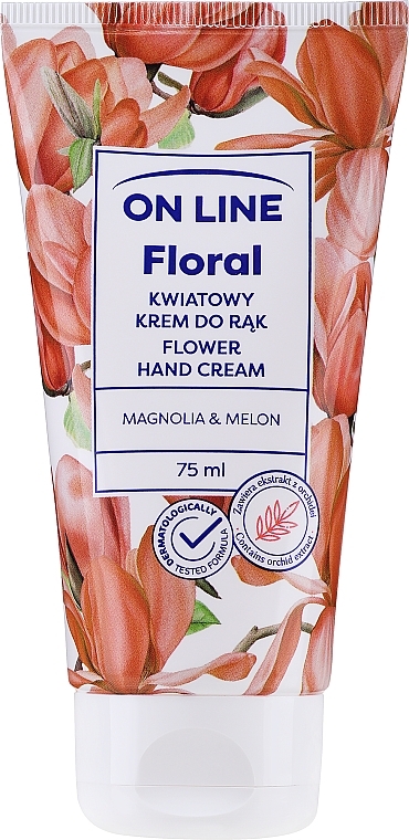 Handcreme Magnolie und Melone - On Line Floral Flower Magnolia & Melon Hand Cream — Bild N1