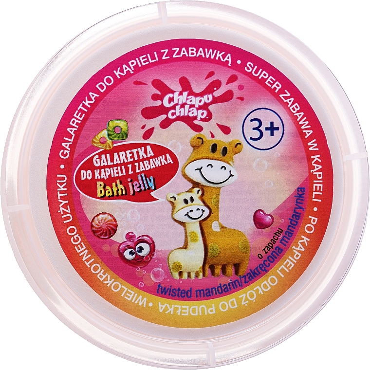 Badegelee mit Spielzeug mit Mandarinenduft - Chlapu Chlap Twisted Mandarin Bath Jelly — Bild N1