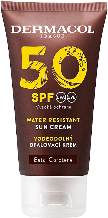 Dermacol Water Resistant Sun Cream SPF 50  - Wasserfeste Sonnenschutzcreme — Bild N1