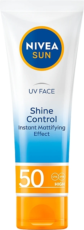 Nivea Sun Shine Control Instant Mattifying Effect SPF 50 - Mattierende Sonnencreme für normale bis Mischhaut  — Bild N1