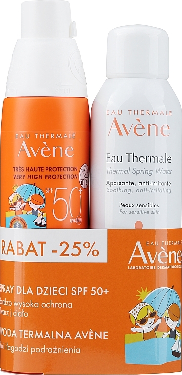 Gesichtspflegeset - Avene Sun (Spray 200ml + Thermalwasser 150ml)  — Bild N1