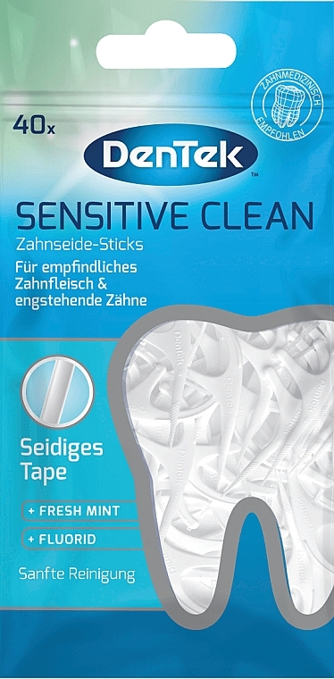 Zahnseidesticks 40 St. - DenTek Sensitive Clean  — Bild N1