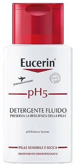Körperfluid für empfindliche und trockene Haut - Eucerin Ph5 Fluido Detergente — Bild N1