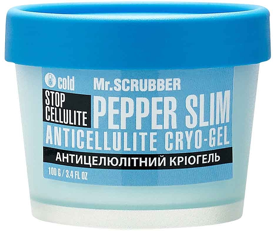 Anti-Cellulite Cryo-Gel für den Körper - Mr.Scrubber Stop Cellulite Pepper Slim Anticellulite Cryo-Gel — Bild N1