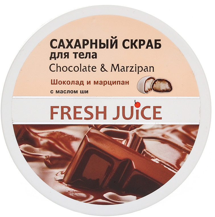 Körperpeeling mit Kristallzucker - Fresh Juice Chocolate and Marzipan — Foto N1