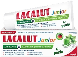 Zahnpasta Anti-Karies und Zuckersäureschutz - Lacalut Junior  — Bild N2