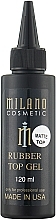 Nagelüberlack - Milano Matte Rubber Top Gel — Bild N1