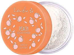 Transparenter loser Gesichtspuder - Lovely Peach Loose Powder Setting Powder — Bild N2