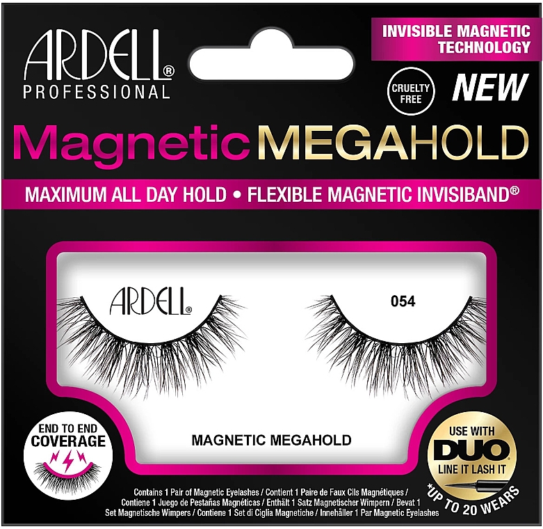 Magnetische falsche Wimpern - Ardell Magnetic Megahold Lash 054 — Bild N1