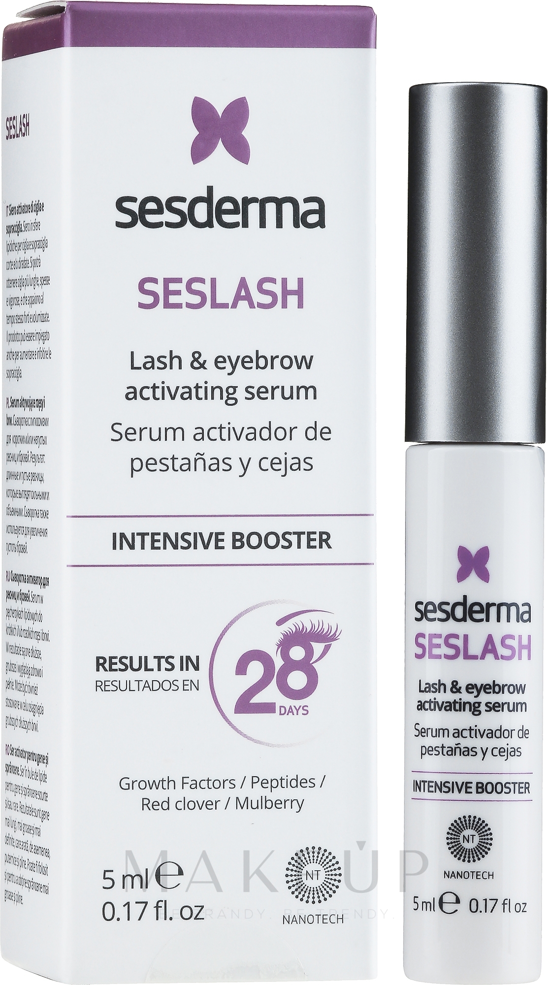 Wimpern- und Augenbrauenserum - SesDerma Seslash Lash & Eyebrow Growth-booster — Bild 5 ml