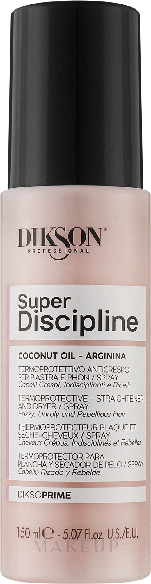 Wärmeschutzspray für widerspenstiges Haar - Dikson Super Discipline Sprey — Bild 150 ml