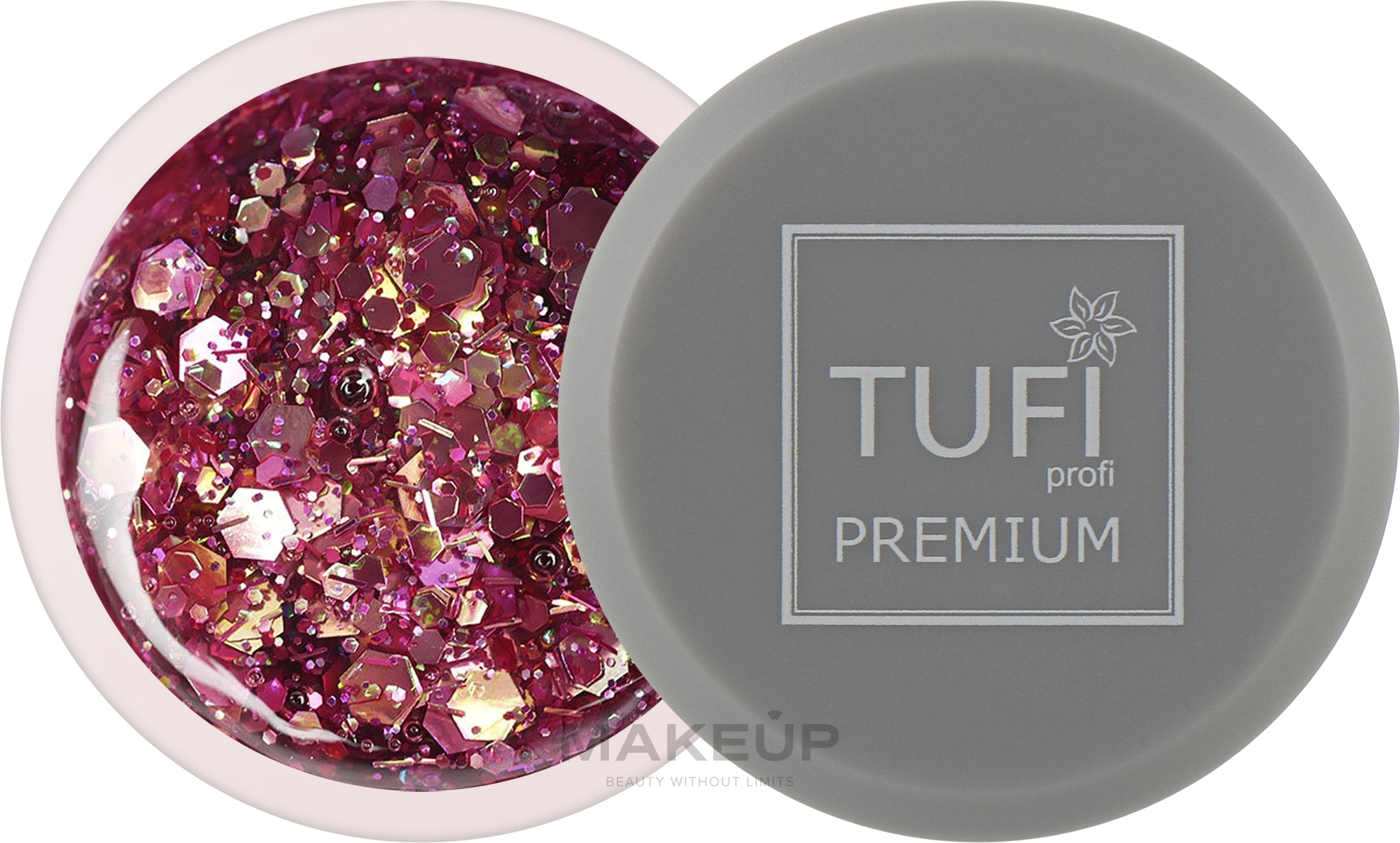 Gel-Lack - Tufi Profi Premium Sparkle  — Bild 01 - Pink Diamond
