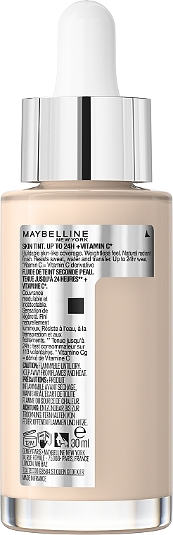 Foundation - Maybelline Super Stay 24H + Vitamin C Skin Tint — Bild N2