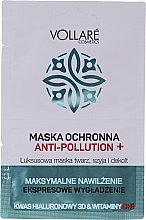 Feuchtigkeitsspendende Tuchmaske mit Hyaluronsäure und Vitamin C und E - Vollare Anti-Pollution Protection Mask — Bild N5