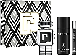 Düfte, Parfümerie und Kosmetik Paco Rabanne Phantom - Duftset (Eau de Toilette 100ml + Eau de Toilette 10ml + Deodorant 150ml)