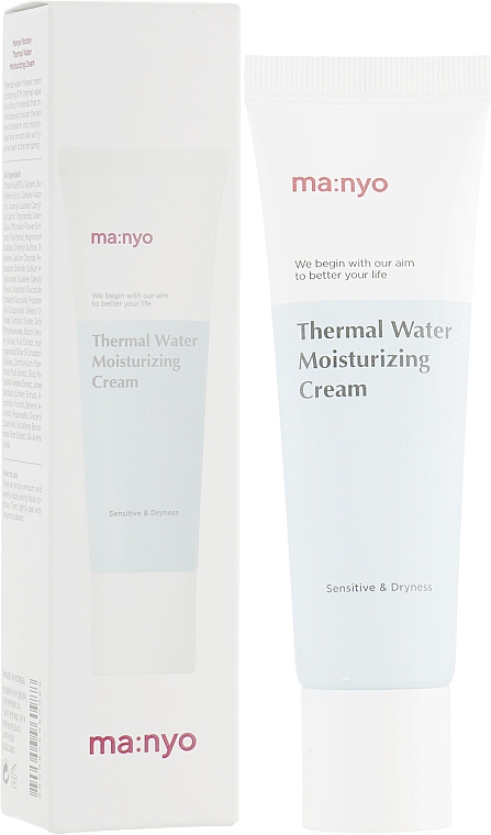 Feuchtigkeitsspendende Mineralcreme für das Gesicht mit Thermalwasser - Manyo Factory Thermal Water Moisturizing Cream — Bild N1