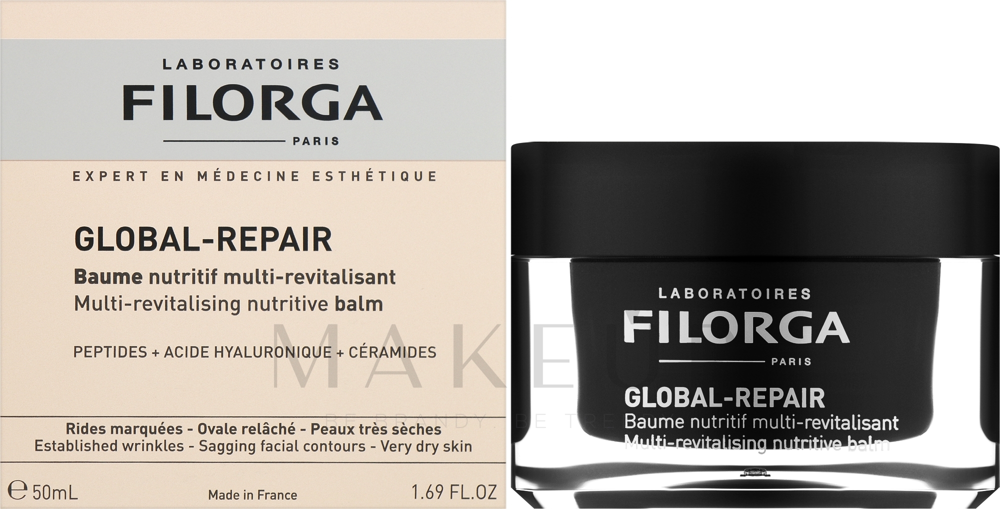 Balsam für das Gesicht - Filorga Global-Repair Multi-Revitalizing Nourishing Balm — Bild 50 ml