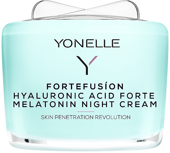 Nachtcreme mit Melatonin und Hyaluronsäure - Yonelle Fortefusion Hyaluronic Acid Forte Melatonin Night Cream — Bild N1