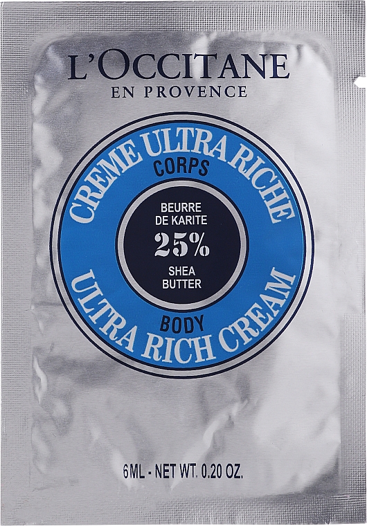 Körpercreme - L'occitane Shea Butter Ultra Rich Body Cream (Probe)  — Bild N1