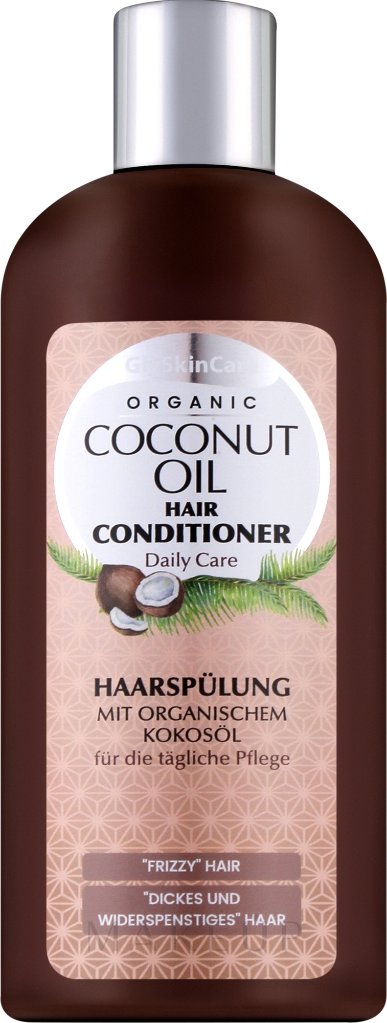 Haarspülung mit Kokosöl, Kollagen und Keratin - GlySkinCare Coconut Oil Hair Conditioner — Bild 250 ml