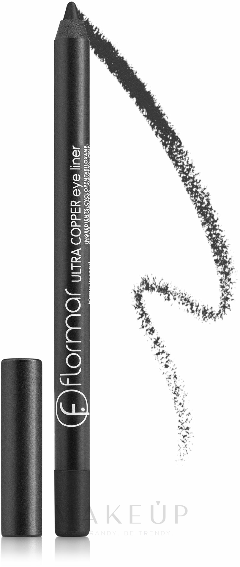 Kajalstift - Flormar Ultra Eyeliner — Bild Black