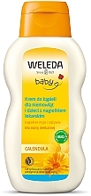 Düfte, Parfümerie und Kosmetik Mildes und pflegendes Bademilch mit Ringelblume für Kinder und Babys - Weleda Calendula Baby Cream Bath