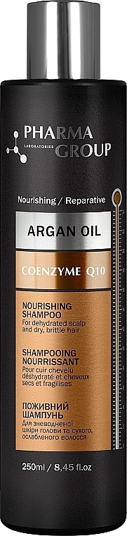 Pflegendes Shampoo für das Haar - Pharma Group Laboratories Argan Oil + Coenzyme Q10 Shampoo — Bild N1