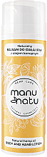 Düfte, Parfümerie und Kosmetik Feuchtigkeitsspendende Hand- und Körperlotion mit Hanföl - Manu Natu Natural Hemp Oil Body And Hand Lotion
