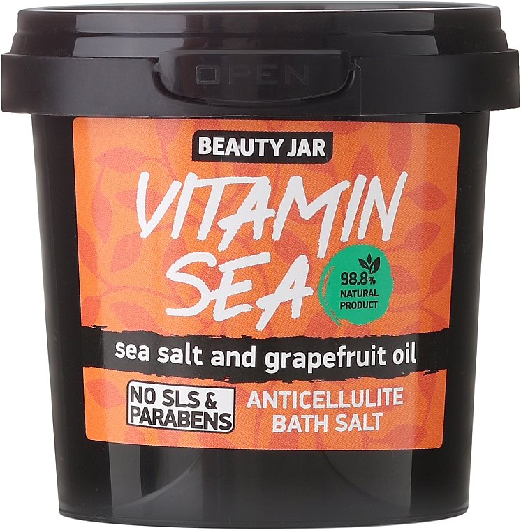 Anti-Cellulite Badesalze "Vitamin Sea" - Beauty Jar Anticellulite Bath Salt — Bild N1