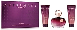 Düfte, Parfümerie und Kosmetik Afnan Perfumes Supermacy Femme Purple - Duftset (Eau /100 ml + Duschgel /100 ml + Körperlotion /100 ml) 