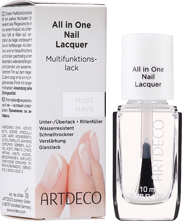 Multifunktionaler Nagellack - Artdeco All In One Nail Lacquer — Bild N2
