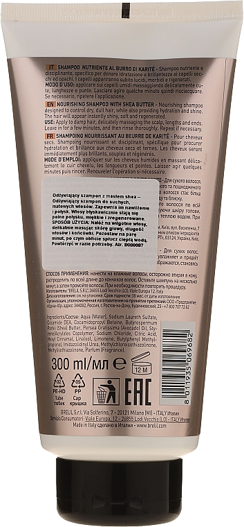 Nährendes Shampoo mit Sheabutter für trockenes Haar - Brelil Numero Nourishing Shampoo With Shea Butter — Foto N2
