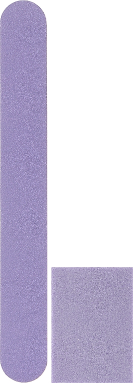 Nagelfeile 120/150 und Bufferfeile 120/120 violett 2 St. - Tufi Profi Premium — Bild N1