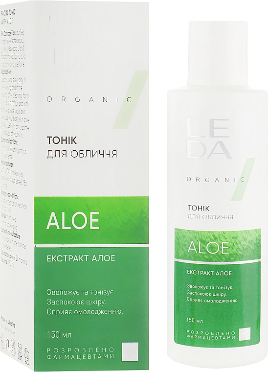 Gesichtstonikum mit Aloe - Leda Aloe Facial Tonic — Bild N1