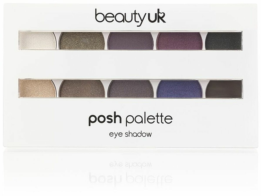 Lidschattenpalette - Beauty UK Posh Eye Shadow Palette 